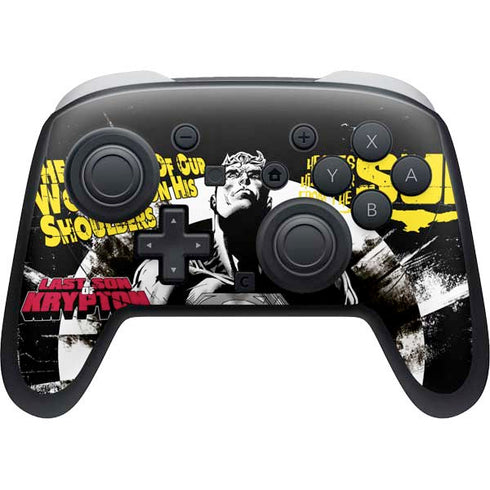 DC Comics Superman Last Son of Krypton Nintendo Switch 2 (2025) Pro Controller Skin