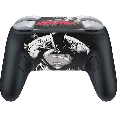 DC Comics Superman Last Son of Krypton Nintendo Switch 2 (2025) Pro Controller Skin