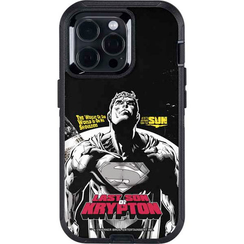 DC Comics Superman Last Son of Krypton Otterbox Defender iPhone Skin