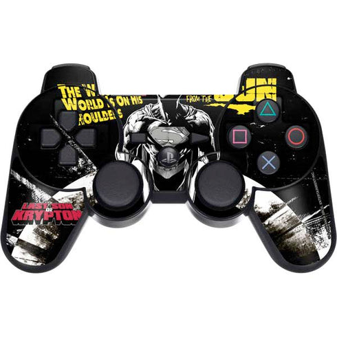 DC Comics Superman Last Son of Krypton PS3 Dual Shock wireless controller Skin
