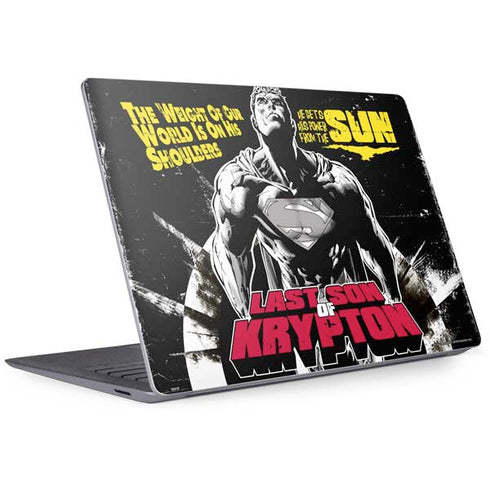 DC Comics Superman Last Son of Krypton Surface Laptop 3 13.5in Skin