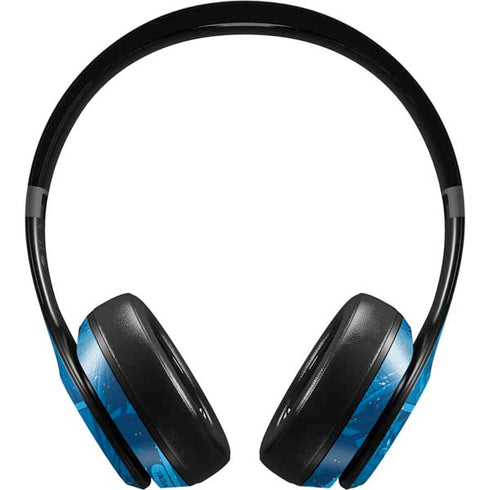 DC Comics Superman Logo Background Pattern Beats Solo 4 Wireless Headphones Skin