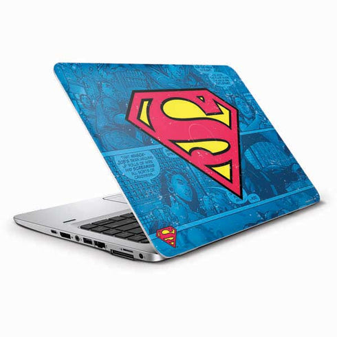 DC Comics Superman Logo Background Pattern HP Elitebook Skin