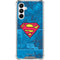 DC Comics Superman Logo Background Pattern Galaxy A16 5G Clear Case
