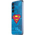 DC Comics Superman Logo Background Pattern Galaxy A35 5G Skin