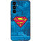 DC Comics Superman Logo Background Pattern Galaxy A54 5G Skin