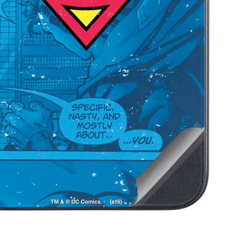 DC Comics Superman Logo Background Pattern Galaxy A54 5G Skin