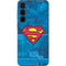 DC Comics Superman Logo Background Pattern Galaxy A55 5G Skin