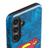 DC Comics Superman Logo Background Pattern Galaxy S25 Impact Case