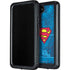 DC Comics Superman Logo Background Pattern Galaxy S24 Plus Waterproof Case