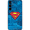 DC Comics Superman Logo Background Pattern Galaxy S24 Skin
