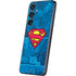 DC Comics Superman Logo Background Pattern Galaxy S24 Skin