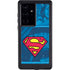 DC Comics Superman Logo Background Pattern Galaxy S24 Ultra Waterproof Case