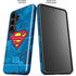 DC Comics Superman Logo Background Pattern Galaxy S26 Impact Case