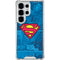 DC Comics Superman Logo Background Pattern Galaxy S26 Ultra Clear Case