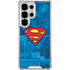 DC Comics Superman Logo Background Pattern Galaxy S26 Ultra Clear Case