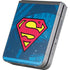 DC Comics Superman Logo Background Pattern Galaxy Z Flip6 Skin