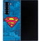 DC Comics Superman Logo Background Pattern Galaxy Z Fold6 Skin