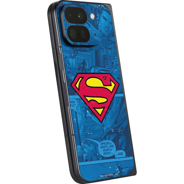 DC Comics Superman Logo Background Pattern Skin for Google Pixel 9