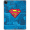 DC Comics Superman Logo Background Pattern iPad Pro 11in (2024) Clear Case