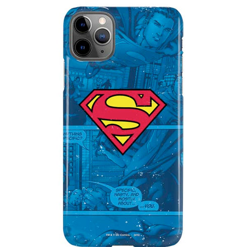 DC Comics Superman Logo Background Pattern iPhone Cases