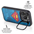 DC Comics Superman Logo Background Pattern iPhone 14 Pro Kickstand Case