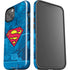 DC Comics Superman Logo Background Pattern iPhone 15 Impact Case