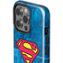 DC Comics Superman Logo Background Pattern iPhone 15 Pro Impact Case