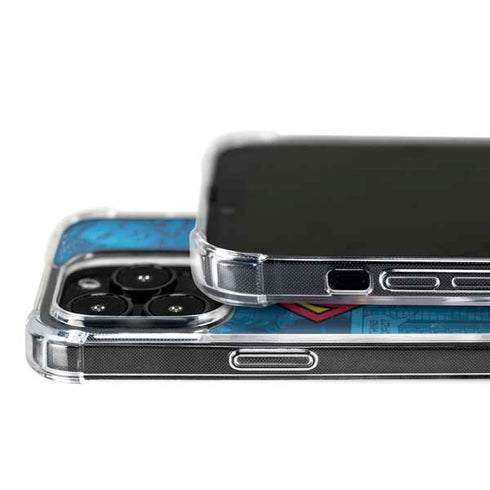 DC Comics Superman Logo Background Pattern iPhone 16 Pro MagSafe Case