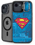 DC Comics Superman Logo Background Pattern iPhone 16e Kickstand Case