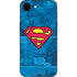 DC Comics Superman Logo Background Pattern iPhone 16e Skin