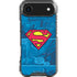 DC Comics Superman Logo Background Pattern iPhone 17 Air Clear Case