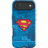 DC Comics Superman Logo Background Pattern iPhone 17 Air Impact Case