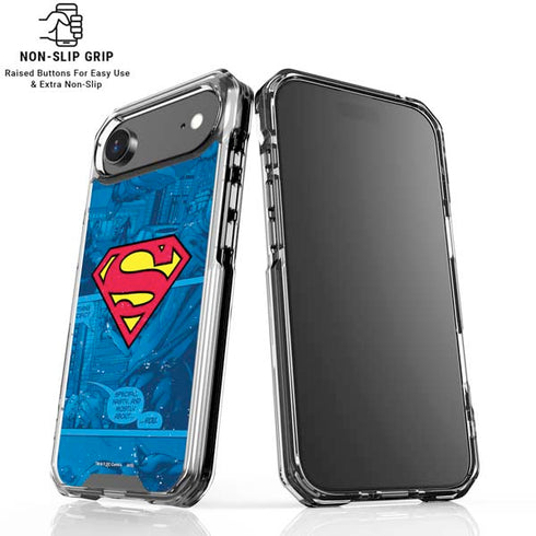 DC Comics Superman Logo Background Pattern iPhone 17 Air MagSafe Case
