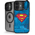 DC Comics Superman Logo Background Pattern iPhone 17 Kickstand Case