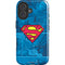 DC Comics Superman Logo Background Pattern iPhone 17 Magsafe Impact Case