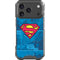 DC Comics Superman Logo Background Pattern iPhone 17 Pro Clear Case