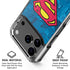 DC Comics Superman Logo Background Pattern iPhone 17 Pro Clear Case