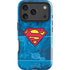 DC Comics Superman Logo Background Pattern iPhone 17 Pro Impact Case