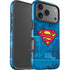 DC Comics Superman Logo Background Pattern iPhone 17 Pro Impact Case