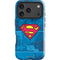 DC Comics Superman Logo Background Pattern iPhone 17 Pro Max Impact Case