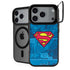 DC Comics Superman Logo Background Pattern iPhone 17 Pro Max Kickstand Case