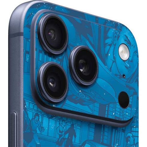 DC Comics Superman Logo Background Pattern iPhone 17 Pro Max Skin