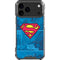 DC Comics Superman Logo Background Pattern iPhone 18 Pro Max Clear Case