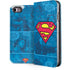 DC Comics Superman Logo Background Pattern iPhone 7 Folio Case