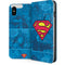 DC Comics Superman Logo Background Pattern iPhone 8 Folio Case