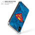 DC Comics Superman Logo Background Pattern iPhone X/XS Clear Case