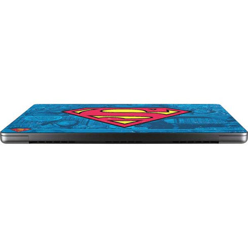 DC Comics Superman Logo Background Pattern Apple MacBook Pro 14-inch Skin
