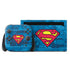 DC Comics Superman Logo Background Pattern Nintendo Skins