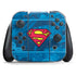 DC Comics Superman Logo Background Pattern Nintendo Skins